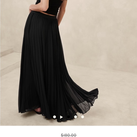 NWT Banana Republic Malia metallic maxi skirt Size 0. GORGEOUS, very special - Picture 8 of 10